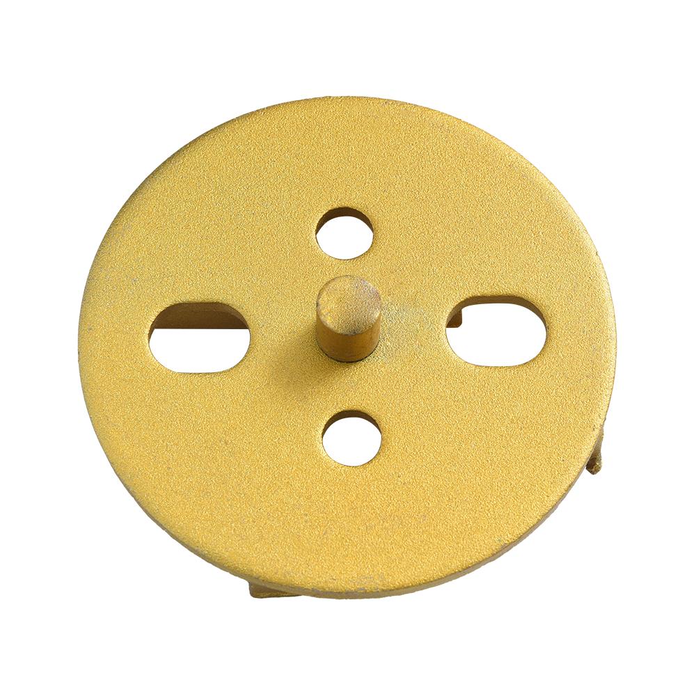 #120 Обычные пять отверстий и четыре зуба (с колонкой) напольная головка резака